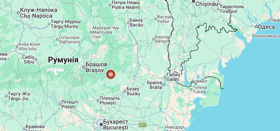 Землетрясение в Румынии 19 октября